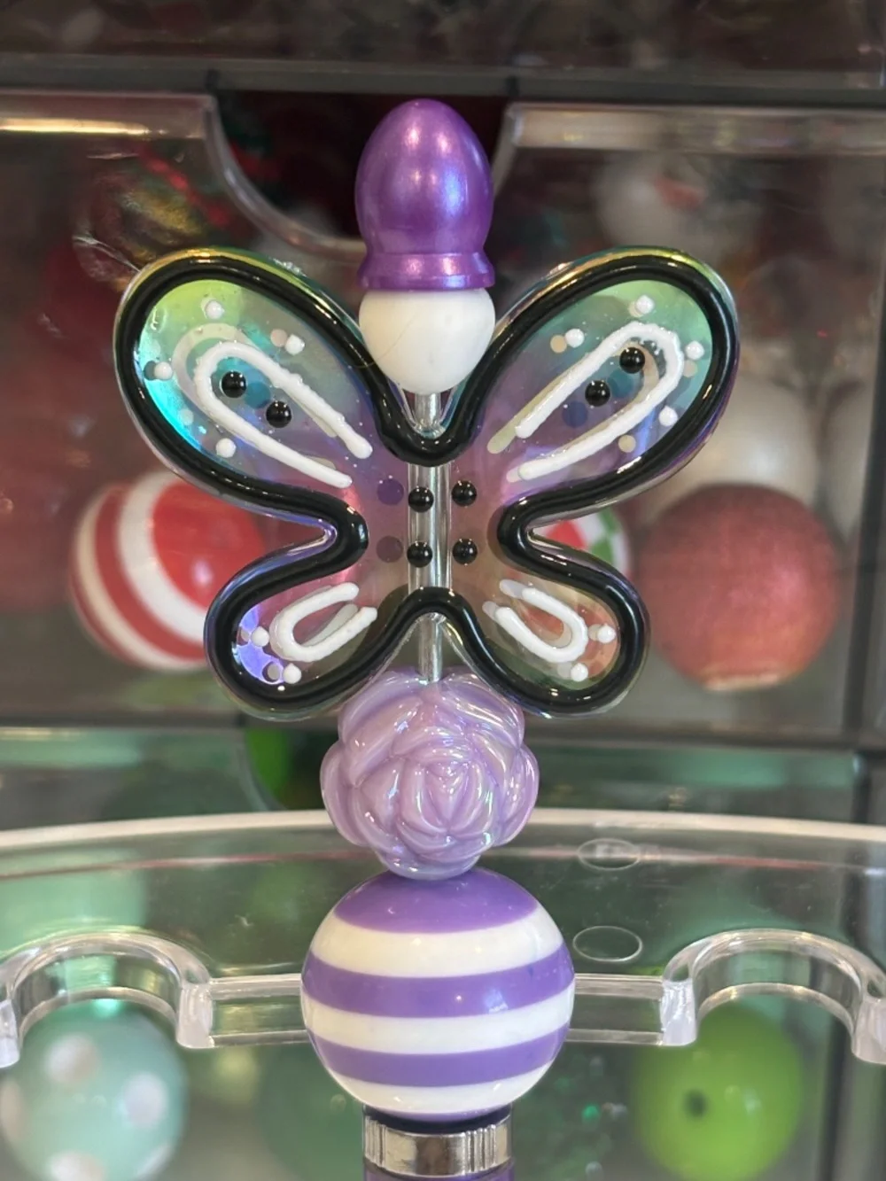 Handmade beaded stylus